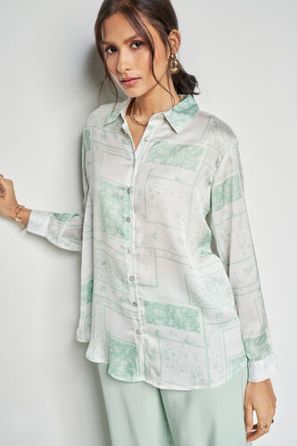 Sage Green To Be Shirt Top, Sage Green, image 1